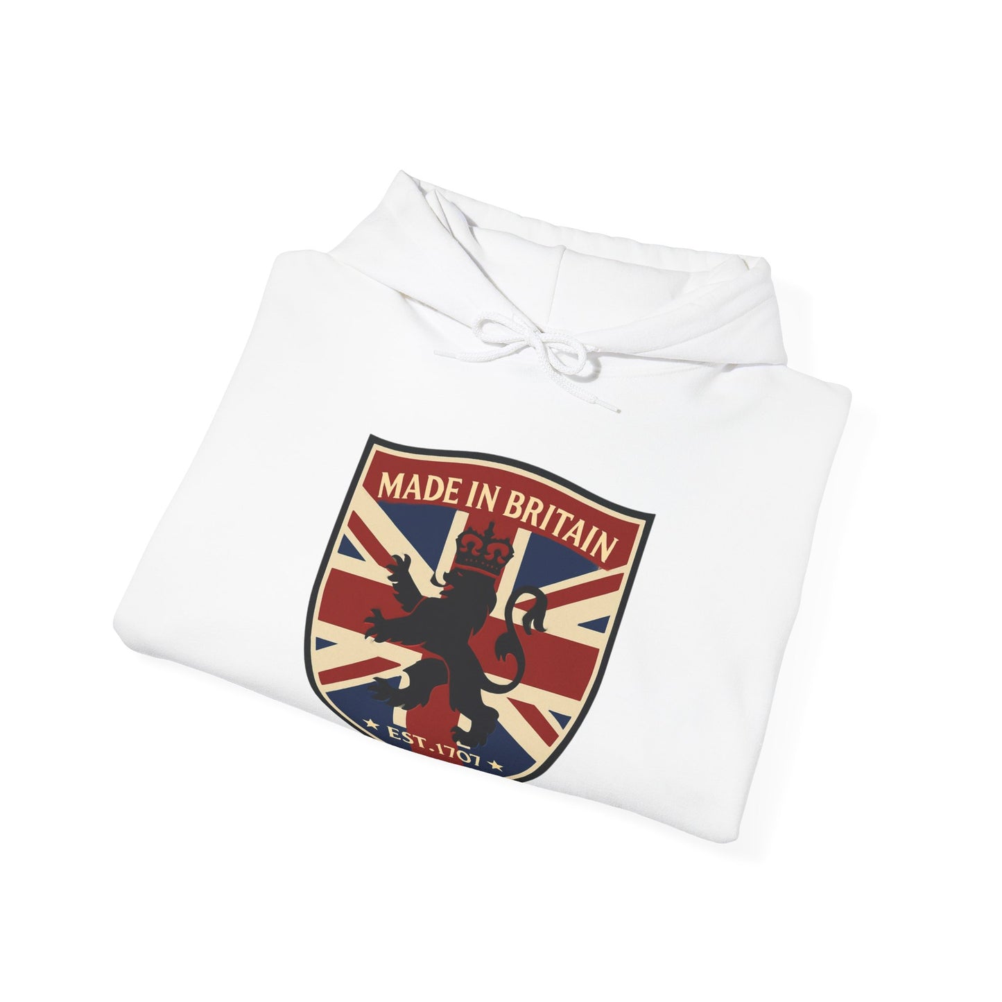British Pride Hoodie - Unisex Heavy Blend™ Sweatshirt, Made in Britain, Cozy Gift for Her/Him, Casual Wear, Travel, Holiday Apparel