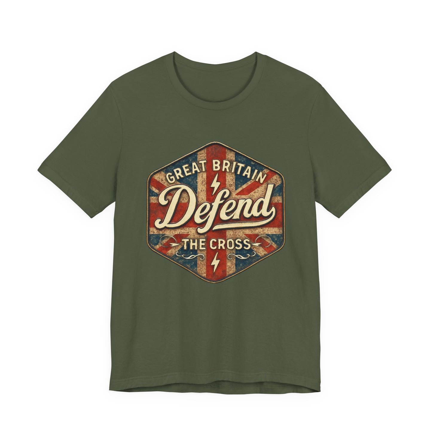 Defend the Cross Graphic Tee | Unisex T-Shirt, Casual Wear, Gift for Him/Her, Birthday, Funny Shirt