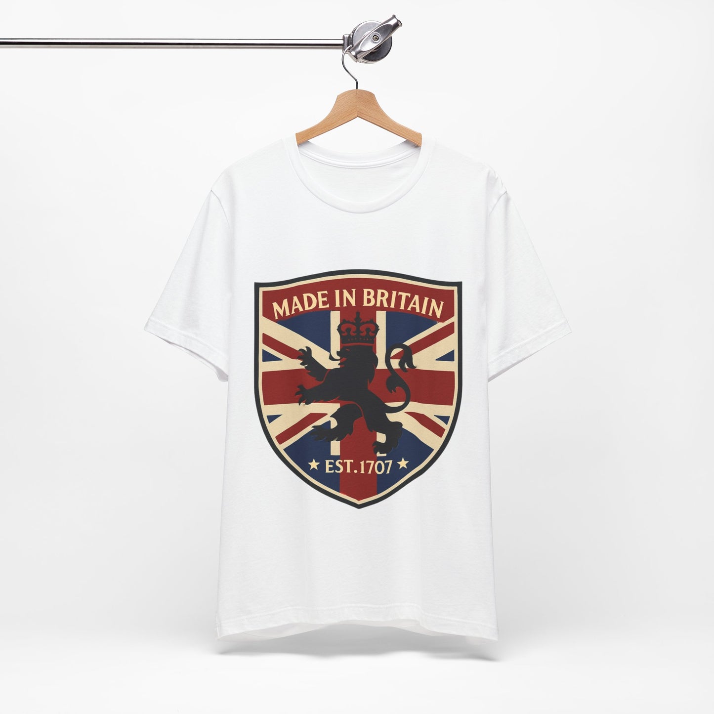 Made in Britain Tee, Casualwear, British Pride Shirt, Gift for National Holidays, Unisex Jersey T-Shirt, Heritage Apparel