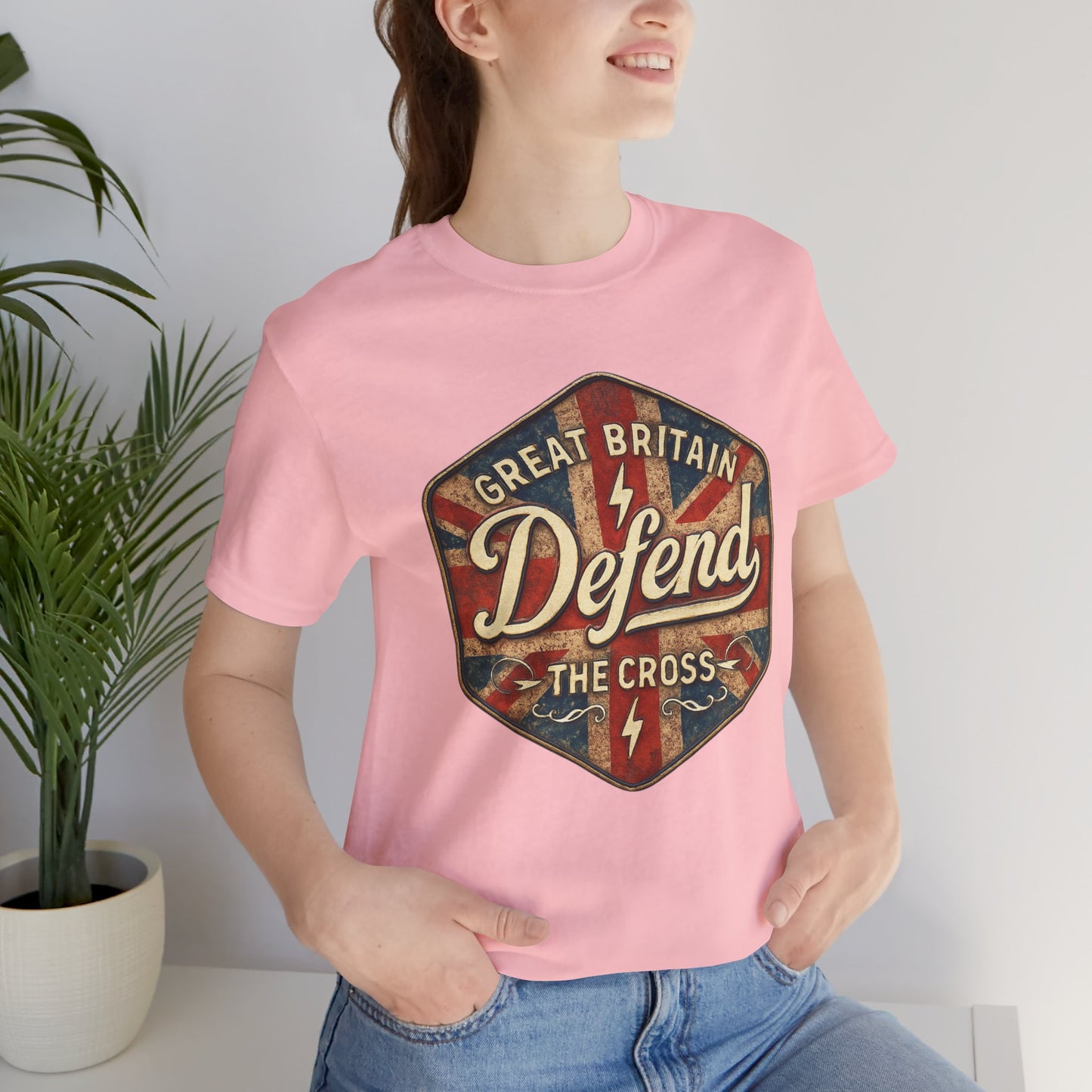 Defend the Cross Graphic Tee | Unisex T-Shirt, Casual Wear, Gift for Him/Her, Birthday, Funny Shirt
