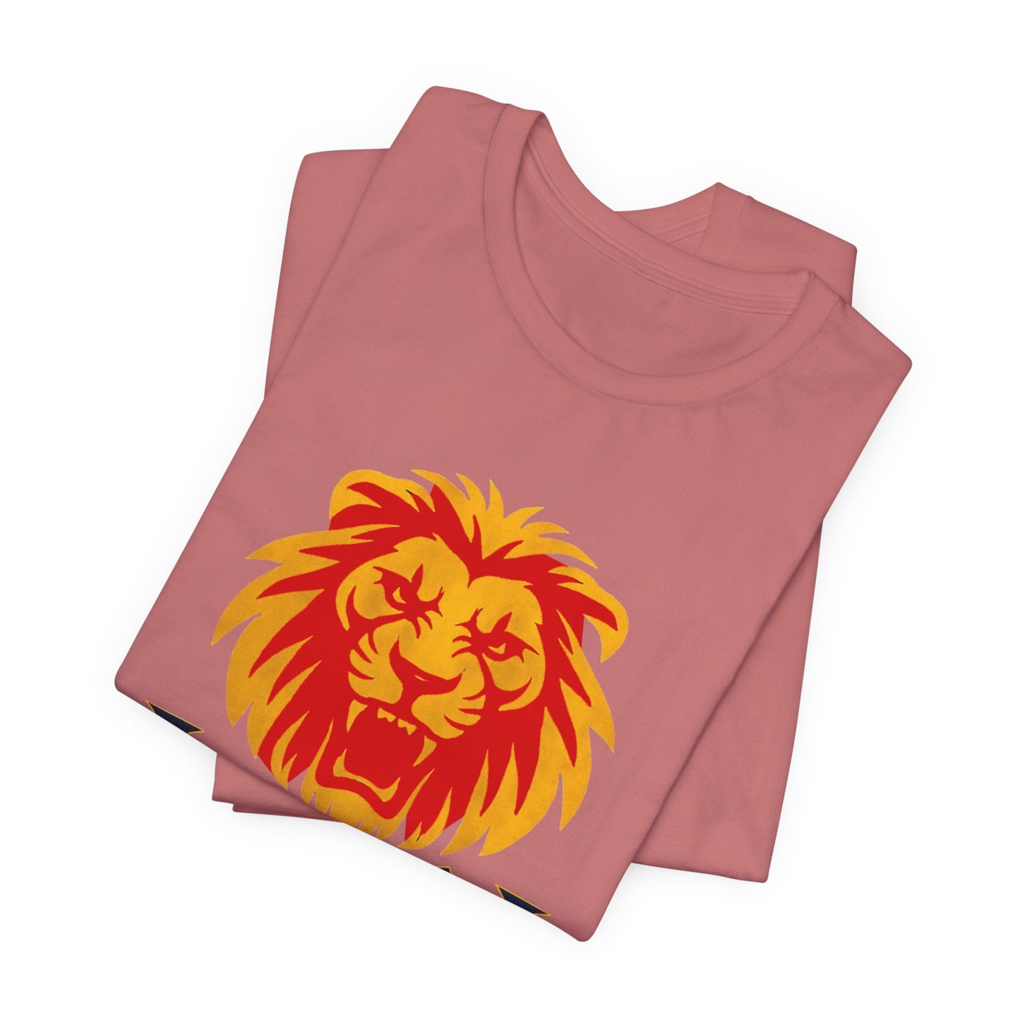 Lion Heart Heritage Tee, Pride T-Shirt, Unisex Casual Top, Gifts for Dad, Birthday Apparel, Family Reunion Wear