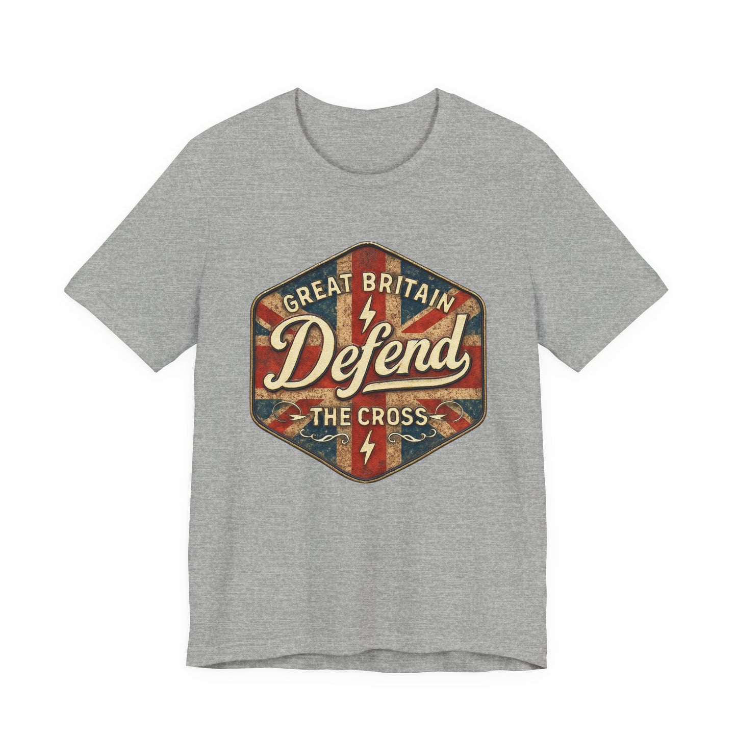 Defend the Cross Graphic Tee | Unisex T-Shirt, Casual Wear, Gift for Him/Her, Birthday, Funny Shirt