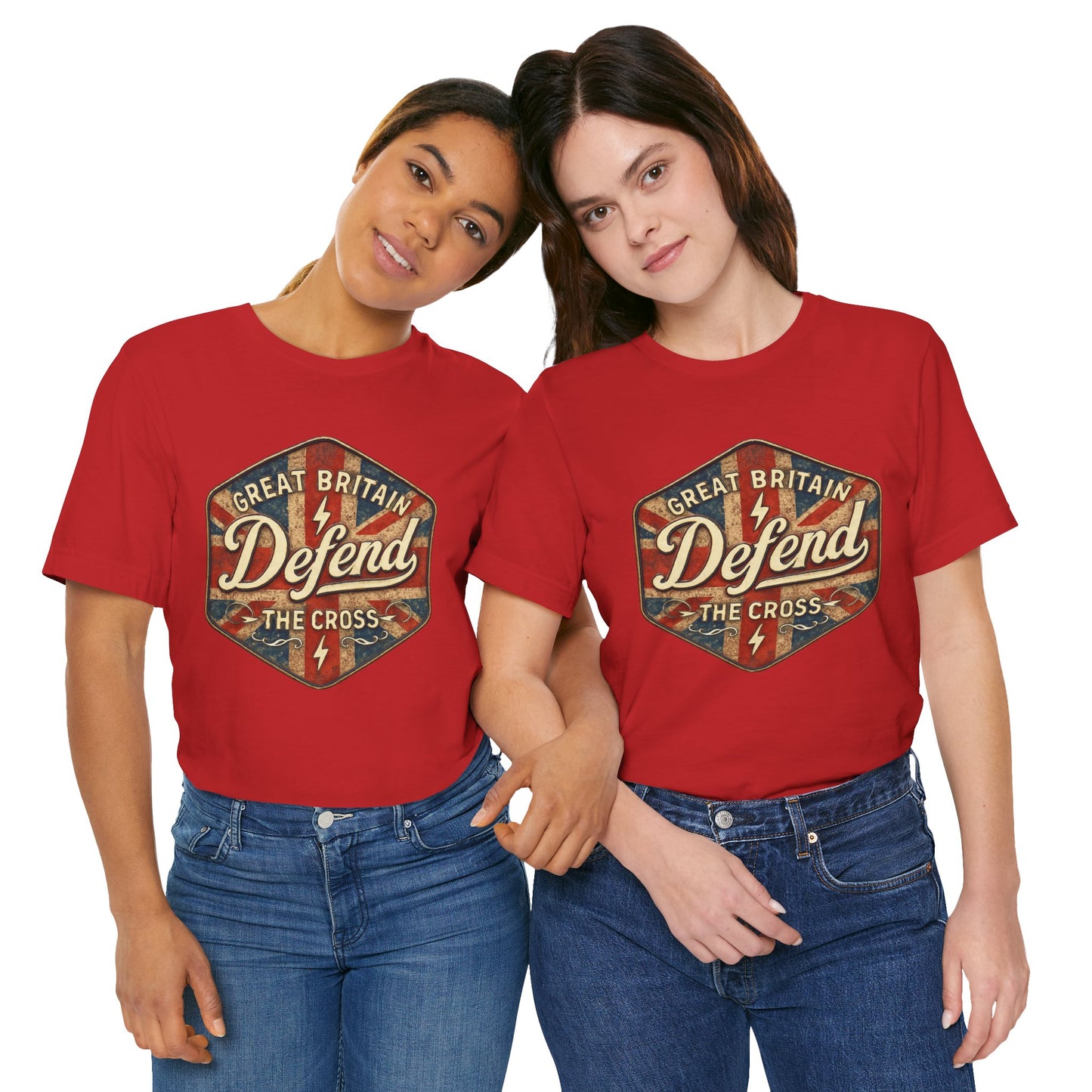Defend the Cross Graphic Tee | Unisex T-Shirt, Casual Wear, Gift for Him/Her, Birthday, Funny Shirt