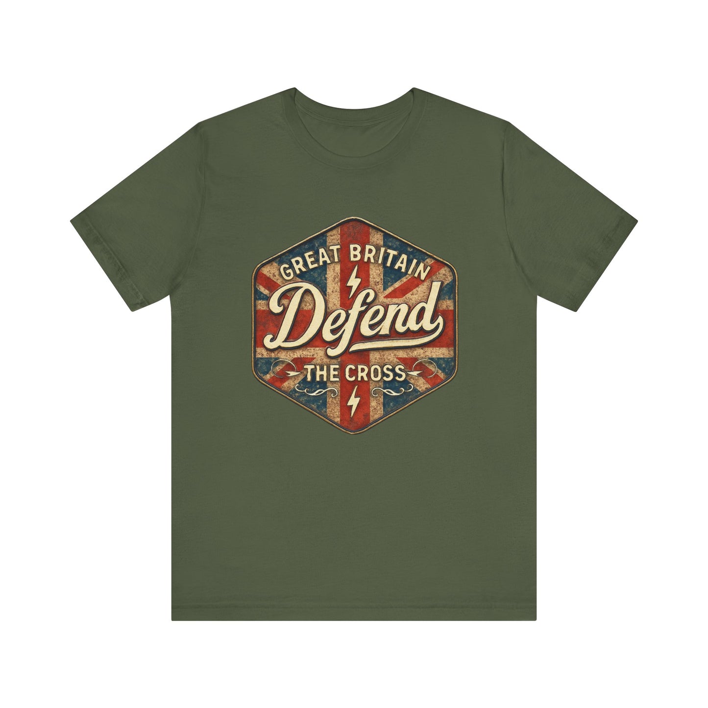 Defend the Cross Graphic Tee | Unisex T-Shirt, Casual Wear, Gift for Him/Her, Birthday, Funny Shirt