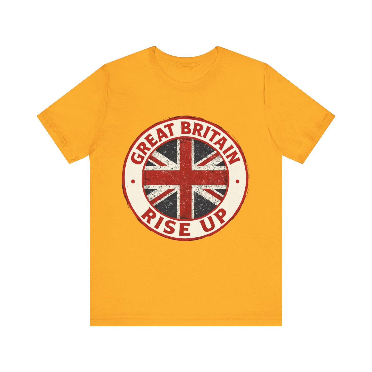 Great Britain Rise Up Tee, Unisex Short Sleeve Shirt, British Pride Apparel, UK Gift, Casual Wear, Patriot T-Shirt