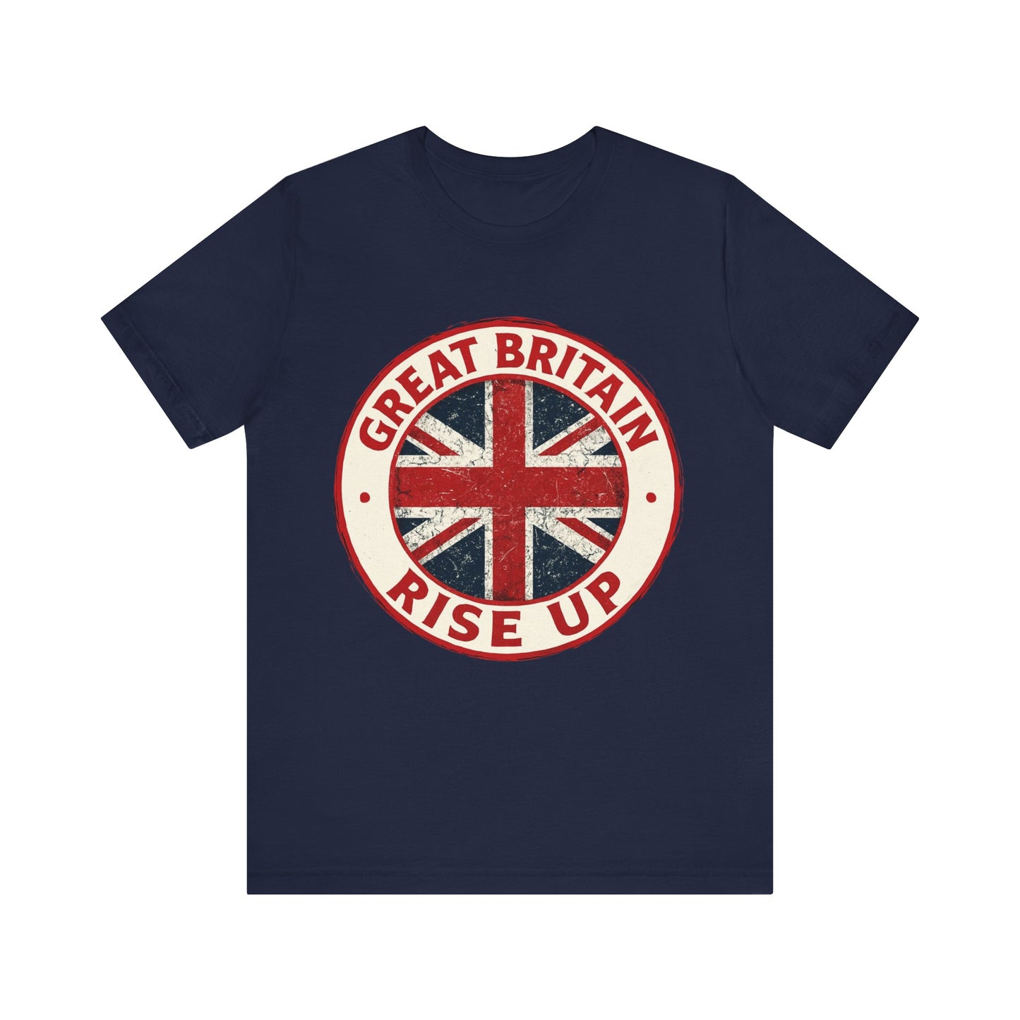 Great Britain Rise Up Tee, Unisex Short Sleeve Shirt, British Pride Apparel, UK Gift, Casual Wear, Patriot T-Shirt