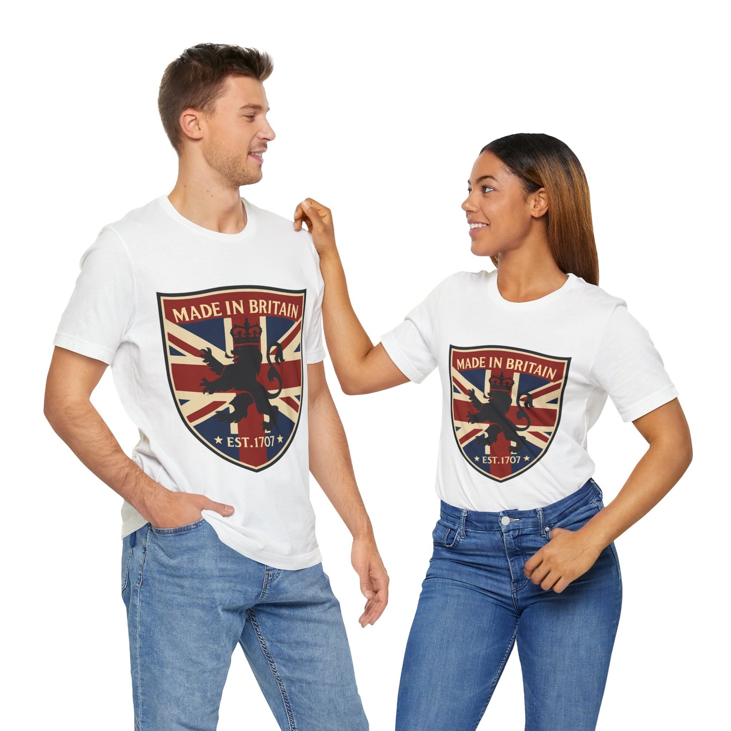 Made in Britain Tee, Casualwear, British Pride Shirt, Gift for National Holidays, Unisex Jersey T-Shirt, Heritage Apparel
