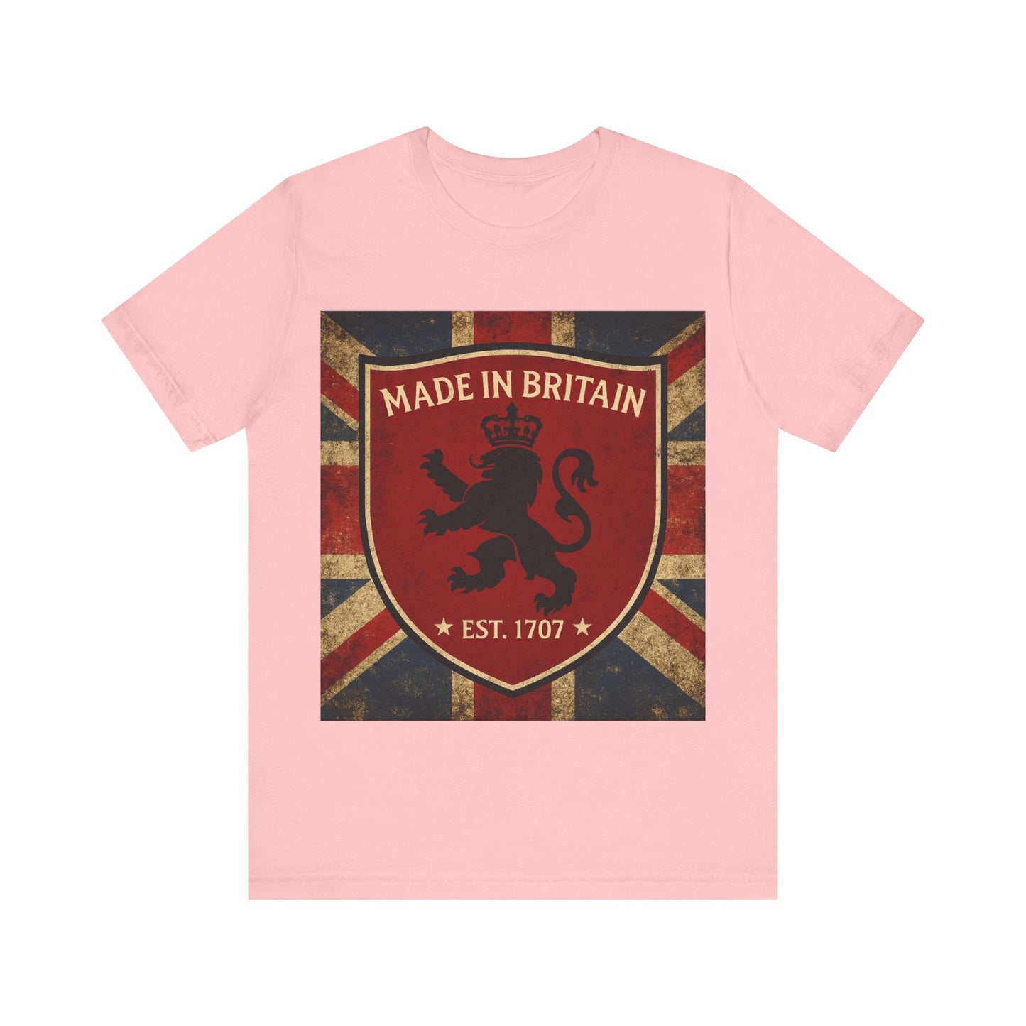 Vintage British Lion Tee, Unisex T-Shirt, Retro England Shirt, Unique Graphic Tee, Gift for Travelers, Made in Britain Apparel