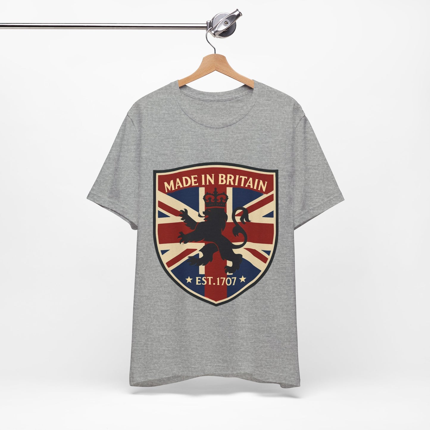 Made in Britain Tee, Casualwear, British Pride Shirt, Gift for National Holidays, Unisex Jersey T-Shirt, Heritage Apparel