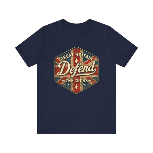 Defend the Cross Graphic Tee | Unisex T-Shirt, Casual Wear, Gift for Him/Her, Birthday, Funny Shirt