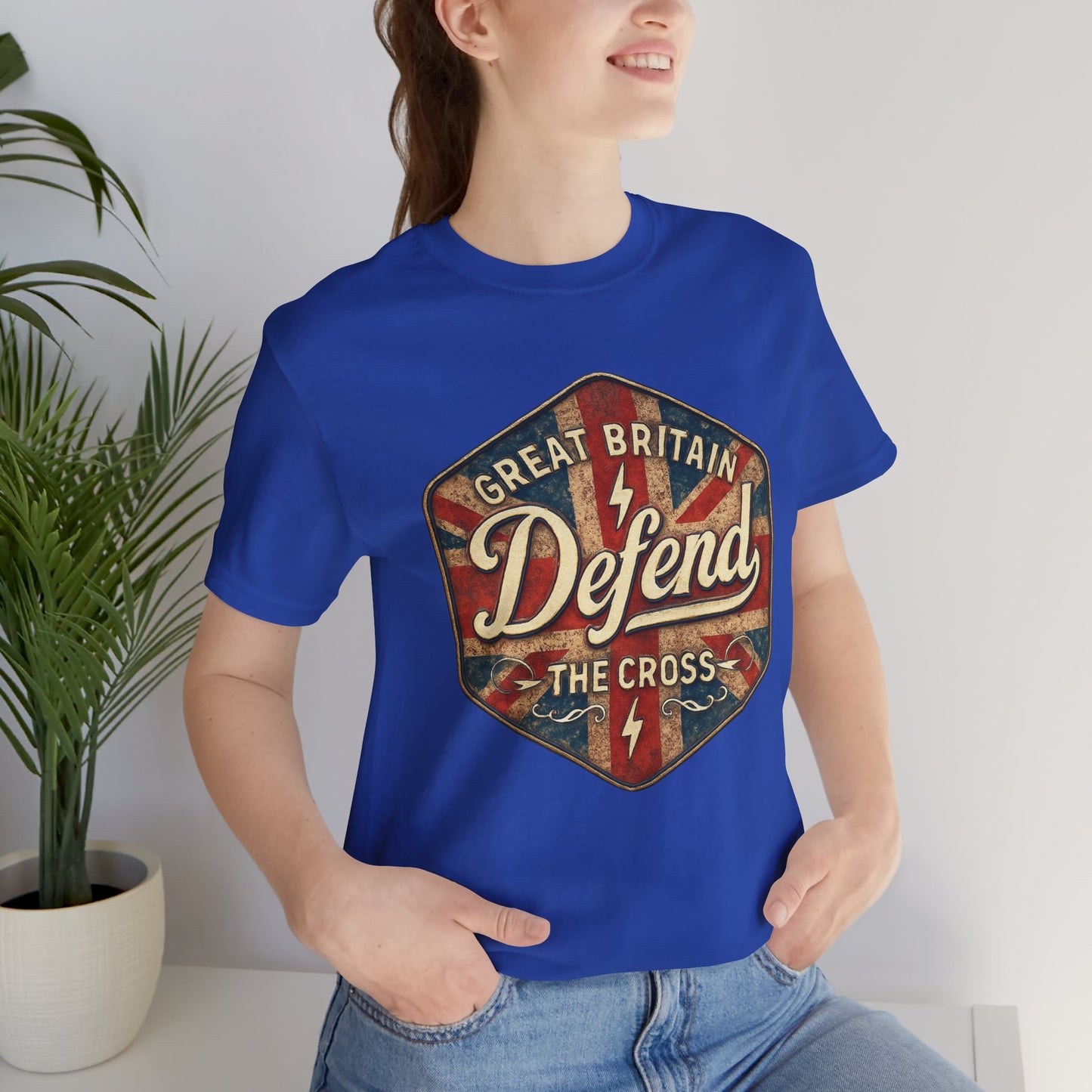 Defend the Cross Graphic Tee | Unisex T-Shirt, Casual Wear, Gift for Him/Her, Birthday, Funny Shirt
