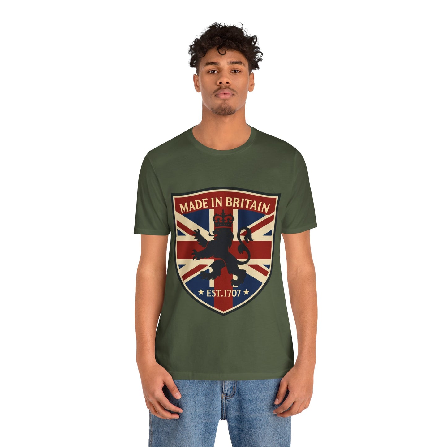 Made in Britain Tee, Casualwear, British Pride Shirt, Gift for National Holidays, Unisex Jersey T-Shirt, Heritage Apparel