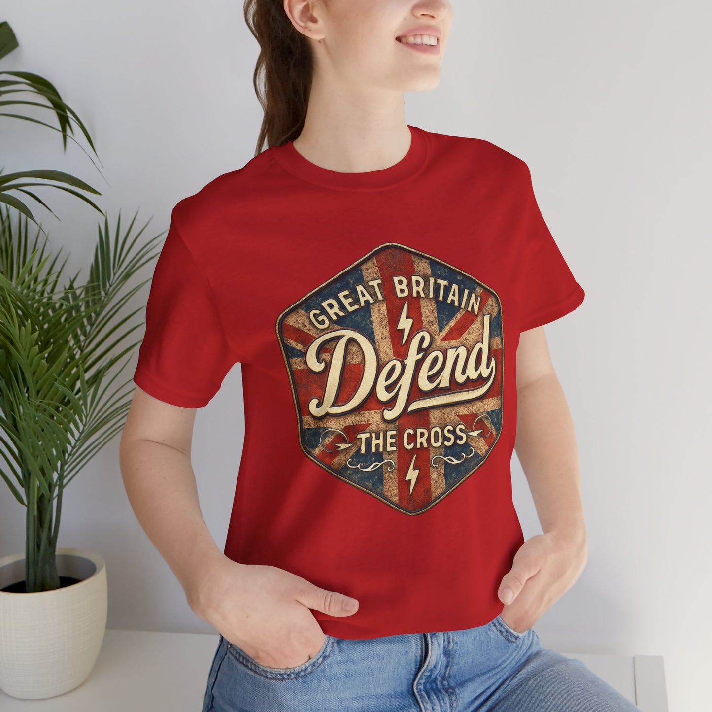 Defend the Cross Graphic Tee | Unisex T-Shirt, Casual Wear, Gift for Him/Her, Birthday, Funny Shirt