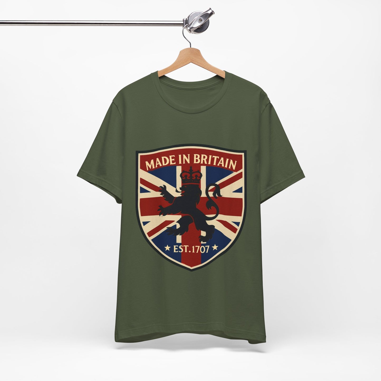 Made in Britain Tee, Casualwear, British Pride Shirt, Gift for National Holidays, Unisex Jersey T-Shirt, Heritage Apparel