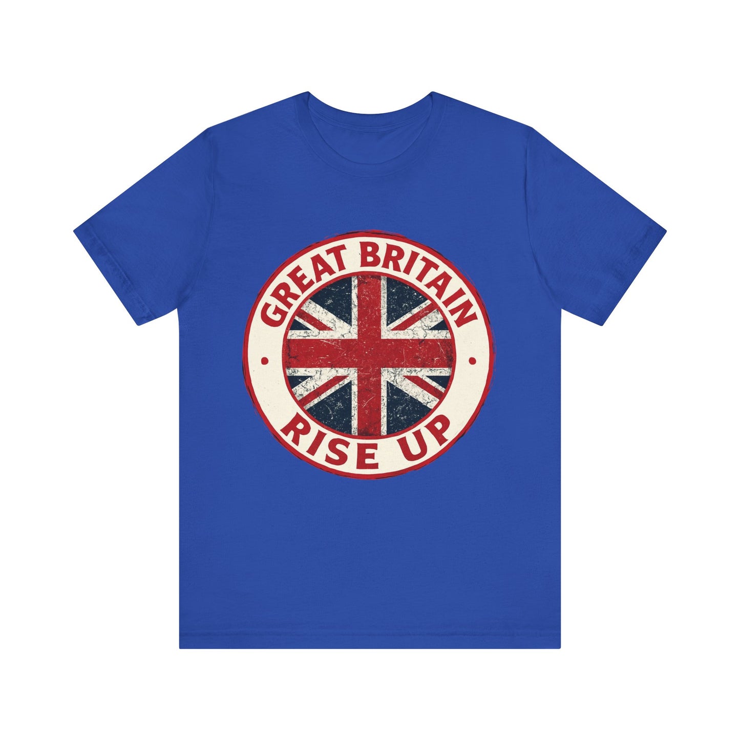 Great Britain Rise Up Tee, Unisex Short Sleeve Shirt, British Pride Apparel, UK Gift, Casual Wear, Patriot T-Shirt