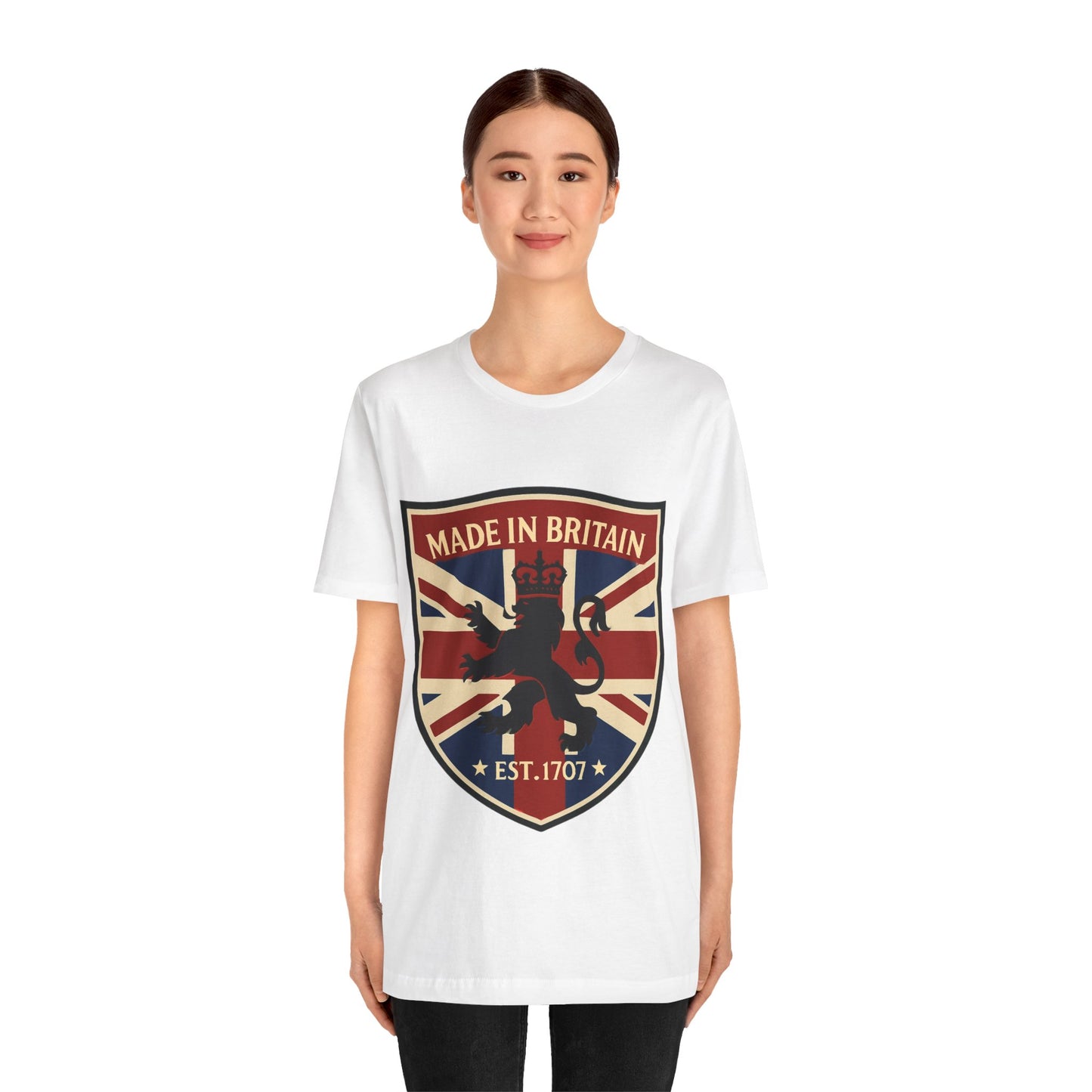 Made in Britain Tee, Casualwear, British Pride Shirt, Gift for National Holidays, Unisex Jersey T-Shirt, Heritage Apparel