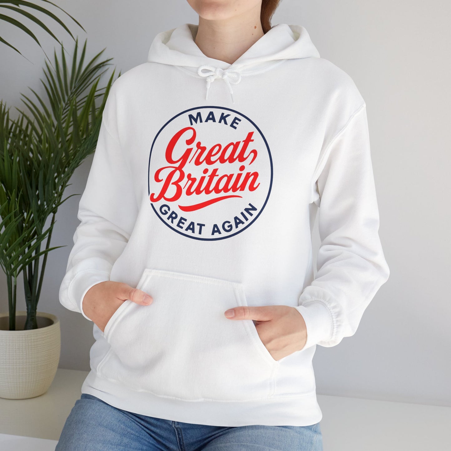 Make Great Britain Great Again Hoodie - Cozy Fashion, Unisex Sweater, Casual Wear, Gift for Friends, British Pride Apparel