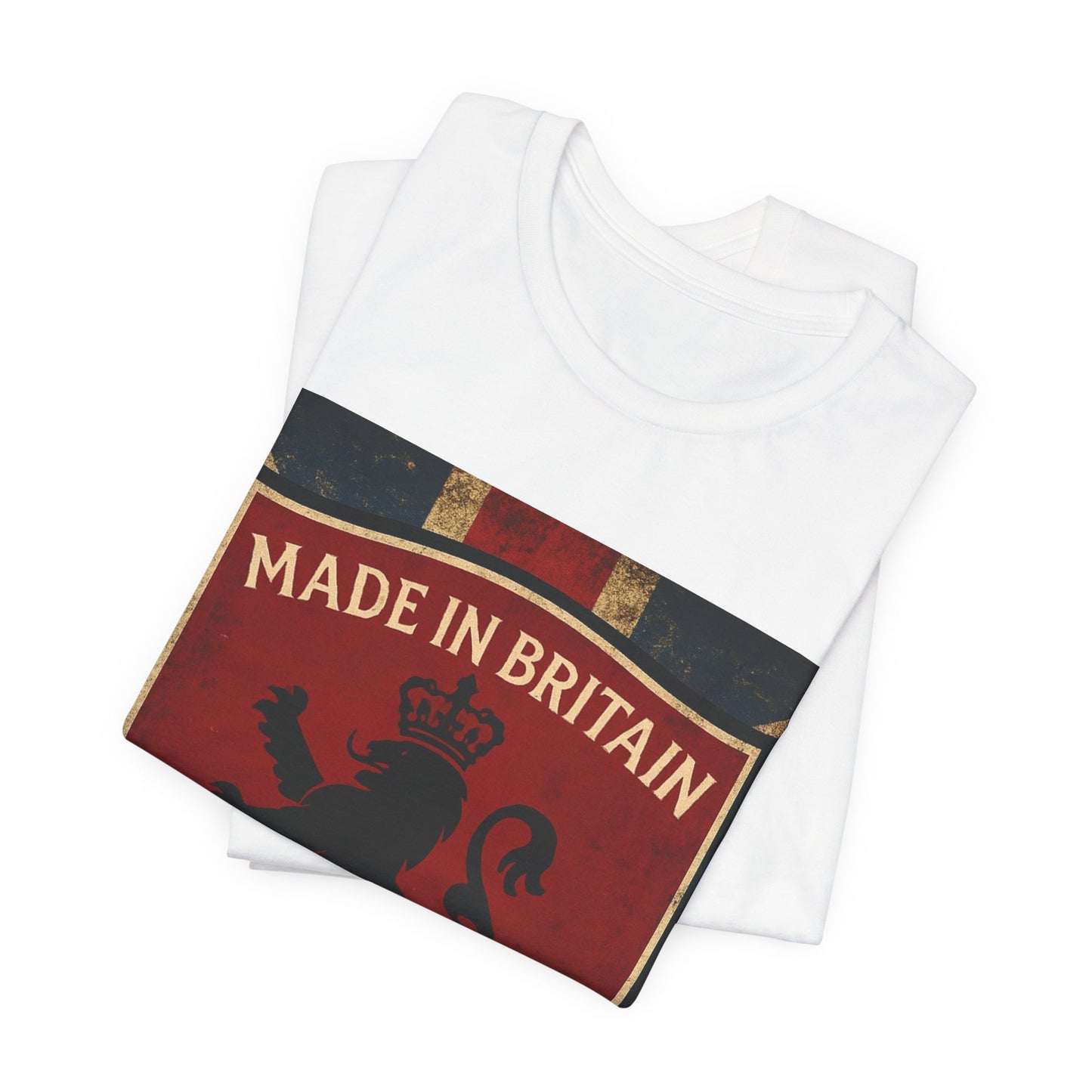 Vintage British Lion Tee, Unisex T-Shirt, Retro England Shirt, Unique Graphic Tee, Gift for Travelers, Made in Britain Apparel